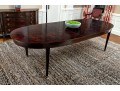 William Switzer Italian Handcrafted Oval Extending Dining Table 
