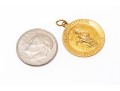14k Yellow Gold Handsome Round St. Jude Thaddeus Medal