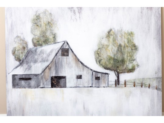 Casa Fine Arts Weathered Barn Canvas Wall Art