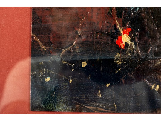 Signed Small Acrylic On Board Painting