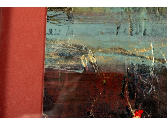 Signed Small Acrylic On Board Painting