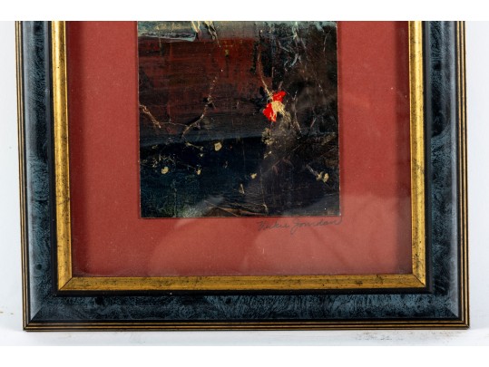 Signed Small Acrylic On Board Painting