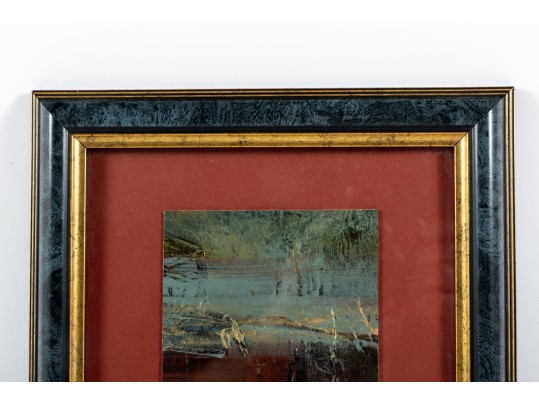 Signed Small Acrylic On Board Painting