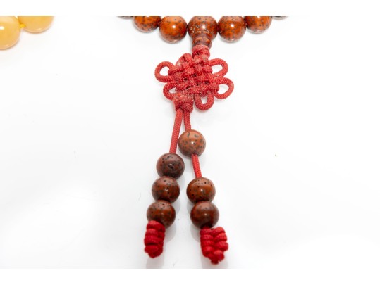 Coral, Tourmaline & River Stone Beaded Bracelets And Necklaces