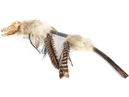 Native American Coyote Skull Spirit Dancer