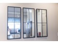 Trio Of Modern Decorative Iron Wall Mirrors