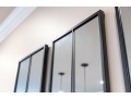 Trio Of Modern Decorative Iron Wall Mirrors