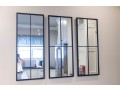 Trio Of Modern Decorative Iron Wall Mirrors