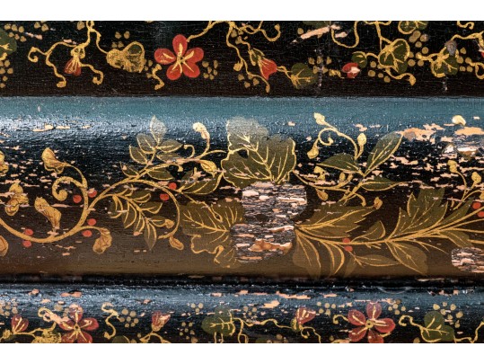 Antique Japanese Lacquered Curio Cabinet