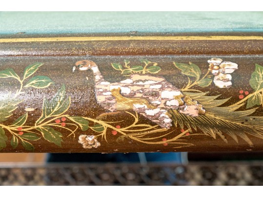 Antique Japanese Lacquered Curio Cabinet