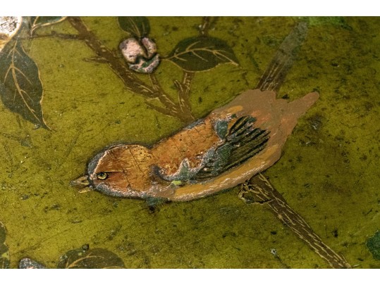 Antique Japanese Lacquered Curio Cabinet