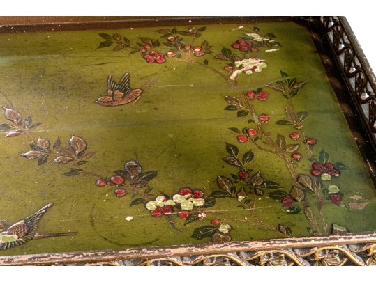 Antique Japanese Lacquered Curio Cabinet