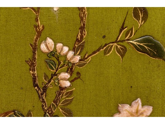 Antique Japanese Lacquered Curio Cabinet