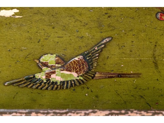 Antique Japanese Lacquered Curio Cabinet