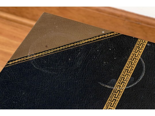 Wonderful Trompe L'oeil Stacked Book Storage Side Table