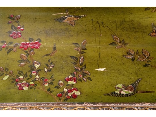 Antique Japanese Lacquered Curio Cabinet