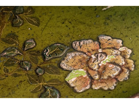 Antique Japanese Lacquered Curio Cabinet