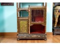 Antique Japanese Lacquered Curio Cabinet