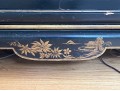 Stunning Chinoiserie Ebonized And Gilt Decorated Vitrine, 20th C. 