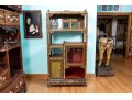 Antique Japanese Lacquered Curio Cabinet