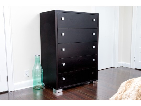 Refined Wood Laminate Chest Of Drawers 