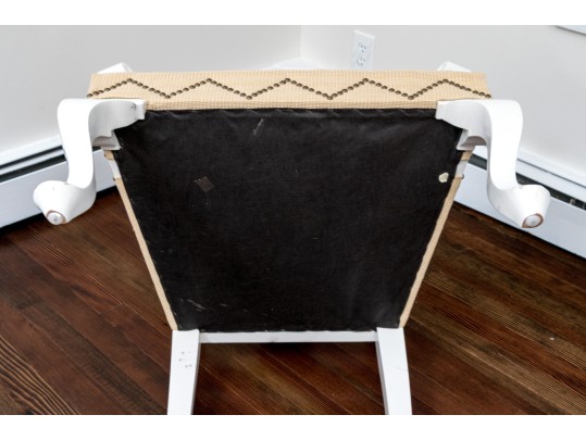 Contemporary Oversized Lacquered Queen Ann Style Arm Chair 