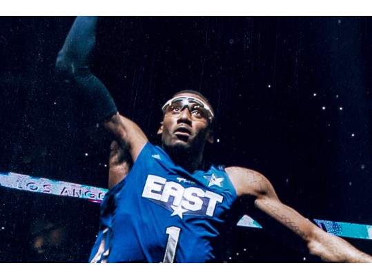 Basketball East V West Championship Game, Autographed By Amar'e Stoudemire 