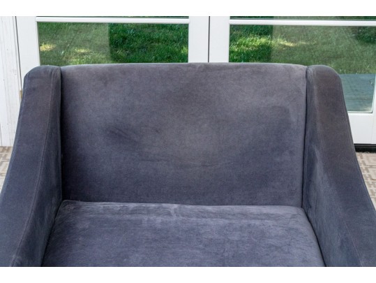 Restoration Hardware Stylish Swivel Armchair 