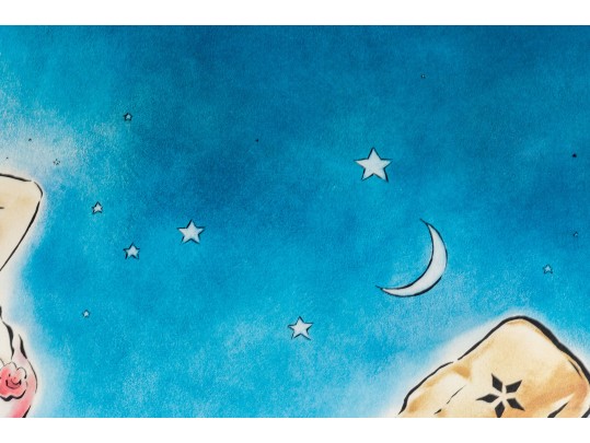 Moet Et Chandon Champagne Reproduction Advertising Poster, Framed