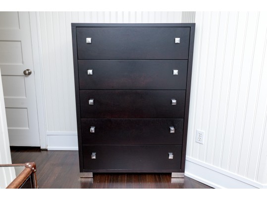 Refined Wood Laminate Chest Of Drawers 