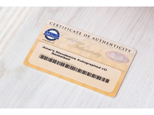 Amar'e Stoudemire Autographed Basketball