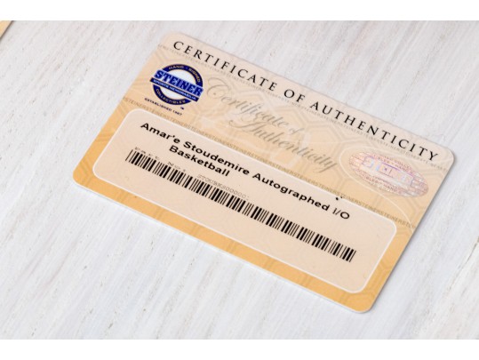 Amar'e Stoudemire Autographed Basketball