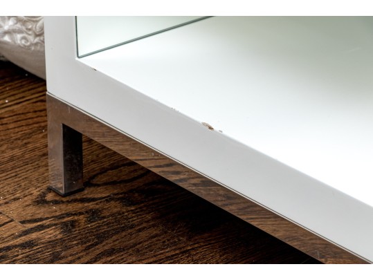 Modern Lacquered Square Accent Table 