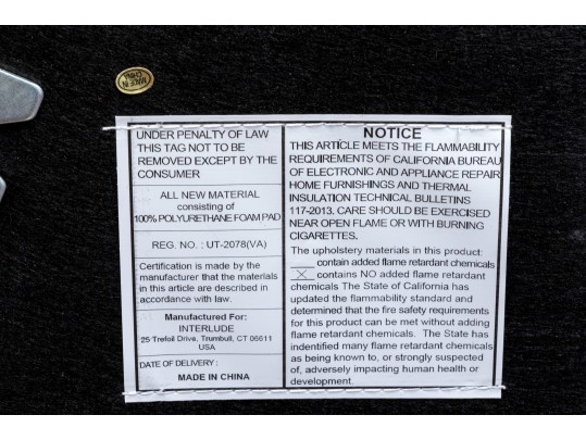 Interlude Home Low Profile Accent Chair 