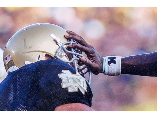 Michigan Wolverine # 16, Denard Robinson Autographed Photo