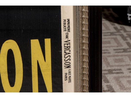 Cognac Pellisson Framed Reproduction Advertising Poster