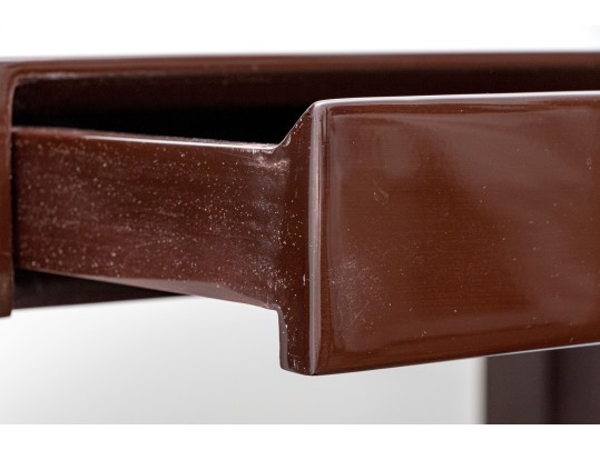 Awesome Lacquered Small Parson’s Style Table 