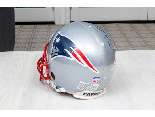Autographed NE Patriot, Tedy Bruschi Helmet # 54
