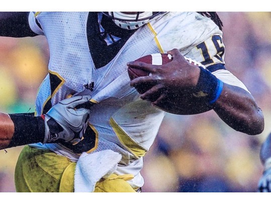 Michigan Wolverine # 16, Denard Robinson Autographed Photo