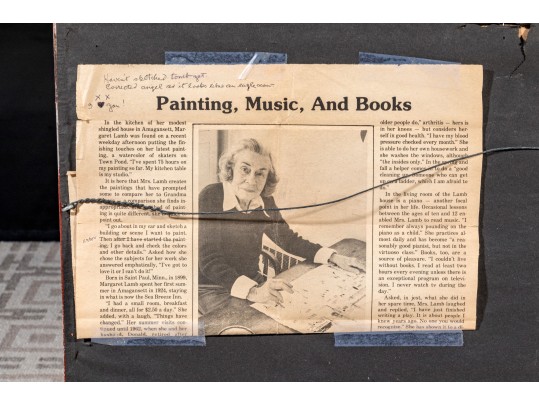 Margaret Lamb (American, B. 20th C.) 