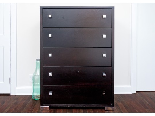 Refined Wood Laminate Chest Of Drawers 