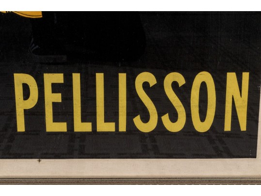 Cognac Pellisson Framed Reproduction Advertising Poster