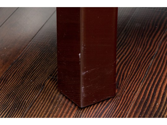 Awesome Lacquered Small Parson’s Style Table 