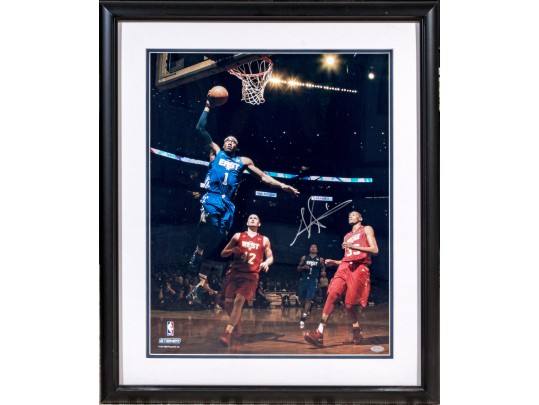 Basketball East V West Championship Game, Autographed By Amar'e Stoudemire 
