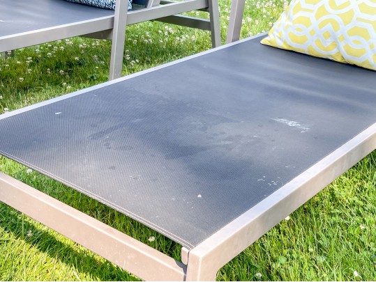 PAIR Of Gloster Aluminum And Teak Chaise Lounges