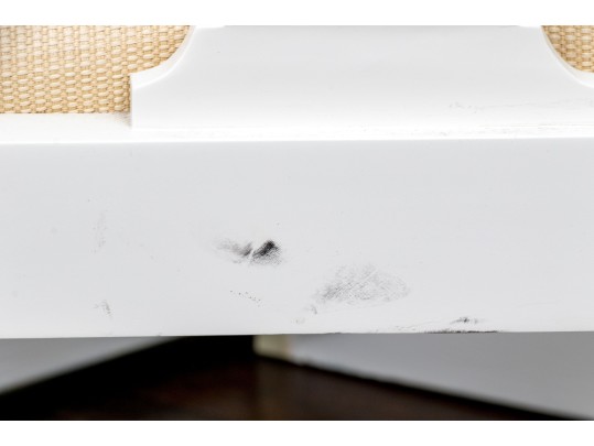 Contemporary Oversized Lacquered Queen Ann Style Arm Chair 