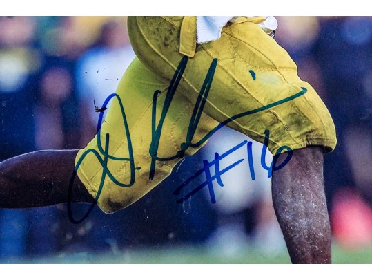 Michigan Wolverine # 16, Denard Robinson Autographed Photo