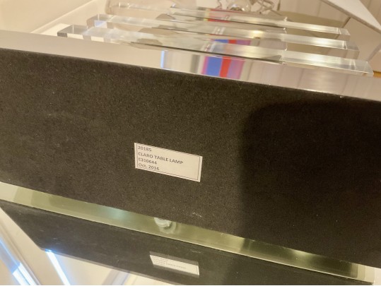 Pair Of Chrome & Acrylic 