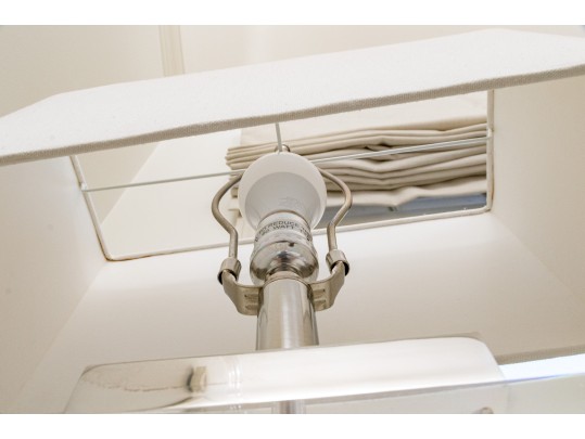 Pair Of Chrome & Acrylic 