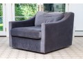Restoration Hardware Stylish Swivel Armchair 